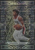 2022 Panini Obsidian #176 Shaedon Sharpe Electric Etch Asia Basketball Card