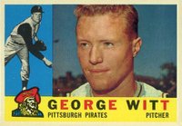 1960 Topps #298 George Witt Baseball Card