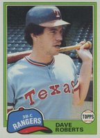 1981 Topps #431 Dave Roberts Baseball Card