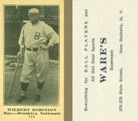 1916 Wares #144 Wilbert Robinson Baseball Card