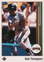 1989 Upper Deck #172 Rob Thompson Baseball Card