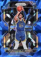 2021 Panini Prizm #307 Jonathan Kuminga Blue Ice Basketball Card