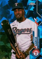 2020 Topps Chrome Update Sapphire Edition #166 Adolis Garcia Baseball Card