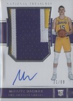 2018 Panini National Treasures #139 Moritz Wagner Patch Autograph Basketball Card