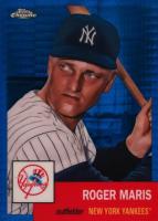 2022 Topps Chrome Platinum Anniversary #56 Roger Maris Blue Prism Refractor Baseball Card