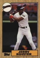 1987 Topps Tiffany #403 Jerry Royster Baseball Card