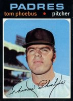 1971 Topps #611 Tom Phoebus Baseball Card
