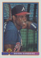 1991 Bowman #588 Deion Sanders Baseball Card