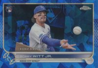2022 Topps Chrome Update Sapphire Edition #113 Bobby Witt Jr. Baseball Card