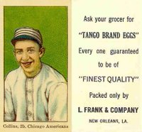 1916 Tango Egg # Eddie Collins Baseball Card