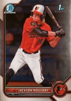 2022 Bowman Draft #BDC168 Jackson Holliday Chrome Baseball Card