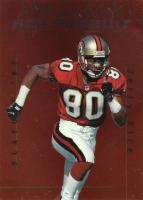 1997 Playoff 1st & 10 Hot Pursuit #25 Jerry Rice Football Card
