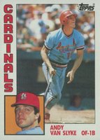 1984 Topps #206 Andy Van Slyke Baseball Card