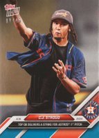 2024 Topps Now #79 C.J. Stroud Blue Baseball Card