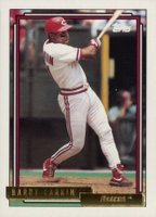 1992 Topps Gold #465 Barry Larkin Baseball Card
