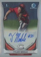 2014 Bowman Chrome Autograph Prospects #TMA Tyler Mahle Baseball Card