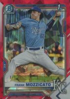 2021 Bowman Draft Chrome Sapphire Edition #BDC95 Frank Mozzicato Red Baseball Card