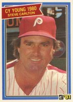 1981 Donruss #481 Steve Carlton Baseball Card