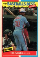 1987 Fleer Baseball's Best #32 Tim Raines Baseball Card