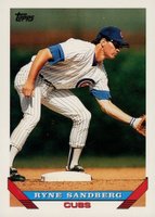 1993 Topps #3 Ryne Sandberg Baseball Card