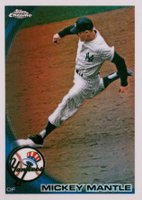 2010 Topps Chrome Wrapper Redemption #226 Mickey Mantle Refractor Baseball Card