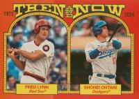 2024 Topps Heritage Then and Now #TAN8 Fred Lynn/Shohei Ohtani Baseball Card