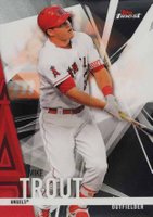 2017 Finest  #1 Mike Trout Refractor Baseball Card