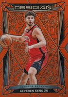 2023 Panini Obsidian #81 Alperen Sengun Electric Etch Orange Flood Basketball Card