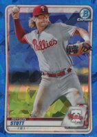 2020 Bowman Draft Chrome Sapphire Edition #BD140 Bryson Stott Baseball Card