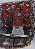 2023 Bowman's Best Reel to Reel Die-Cuts #RR1 Mike Trout Mini Diamond Baseball Card