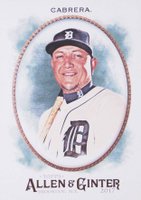 2017 Topps Allen & Ginter #294 Miguel Cabrera Baseball Card