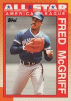 1990 Topps Tiffany #385 Fred McGriff Baseball Card