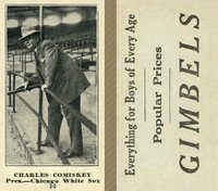 1916 Gimbels #36 Charles Comiskey Baseball Card