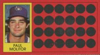 1981 Topps Scratch-Offs #35 Paul Molitor Baseball Card