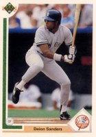 1991 Upper Deck #352 Deion Sanders Baseball Card