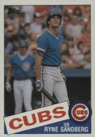 1985 Topps Super #1 Ryne Sandberg Baseball Card