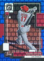 2022 Panini Donruss Optic #141 Shohei Ohtani Blue Pandora Baseball Card