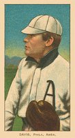 1909 White Borders Ghosts, Miscuts, Proofs, Blank Backs & Oddities #121 Harry Davis Phila. Davis On Front Baseball Card