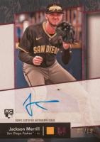 2024 Topps Museum Collection Archival Autographs #AAJME Jackson Merrill Pink Sapphire Baseball Card