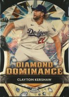 2024 Topps Chrome Update Diamond Dominance #DD24 Clayton Kershaw Superfractor 1/1 Baseball Card