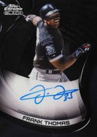 2022 Topps Chrome Black Autographs #FT Frank Thomas Baseball Card