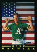1991 Fleer Pro-Vision #4 Mark McGwire Baseball Card