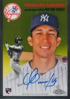 2023 Topps Chrome Platinum Anniversary Autographs #OCA Oswaldo Cabrera Baseball Card