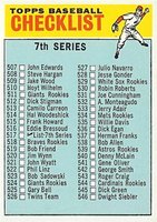 1966 Topps #517a 7th Series Checklist (507-598) #529 White Sox Baseball Card