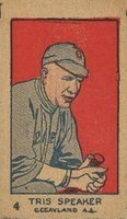 1926 Strip Card #4 Tris Speaker Baseball Card