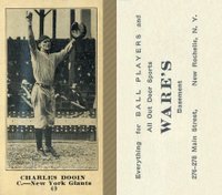 1916 Wares #49 Charles Dooin Baseball Card