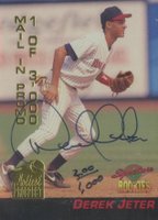 1994 Signature Rookies Hottest Prospects #S4 Derek Jeter Mail in Promo-Autograph-D.G. Only Baseball Card