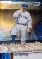 2020 Stadium Club Chrome #35 Lou Gehrig Refractor Baseball Card