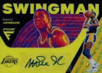 2020 Panini Flux Swing Man Signatures #SM-MJO Magic Johnson Gold Basketball Card