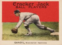 1915 Cracker Jack #39 Chick Gandil Baseball Card